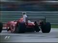 videos de Indianapolis 2003 part 8 - Sauber leading F1 race for the first time.