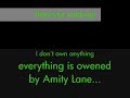 Amity Lane- Broken Wings with lyrics