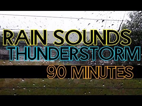 Thunder - Relax to the sound of Rain and Thunder from inside a car.
