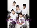 Big Bang -  Let Me Hear Your Voice [Acoustic Ver] Lyrics & Translations