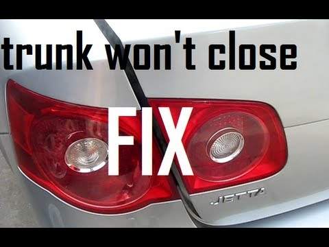 How to Fix Mk5 Jetta Trunk Won’t Close Solution 2005-2010