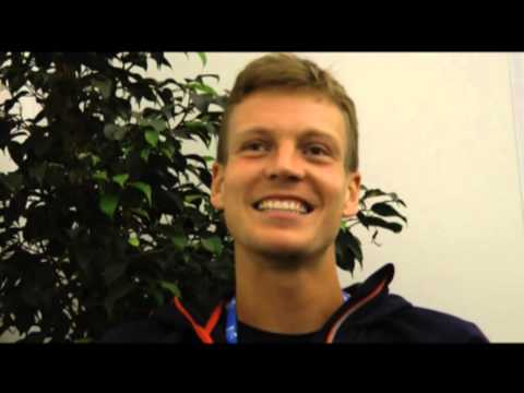 ENJOYING HIS SUCCESS - TOMAS BERDYCH