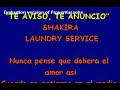TE AVISO, TE ANUNCIO - SHAKIRA