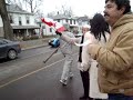 Jenny Carries The Olympic Torch