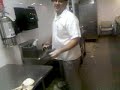Antonio dances at work