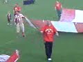 Dicko with the flag at promotion celebration :D