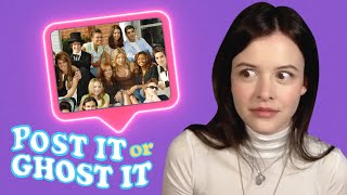 Ginny & Georgia's Sara Waisglass Ranks Degrassi & More '00s Trends | Post It Or Ghost It | Seventeen by Seventeen Magazine