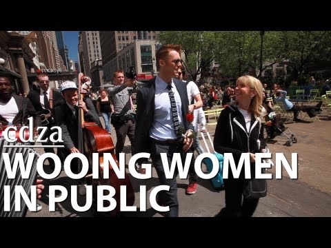 women - Days become a bit more romantic once CDZA brings love to the streets of the city. Featuring Mike Kelton as our romantic crooner.