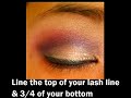 Red/Black (purple) - Makeup Tutorial Red/Black (purple) - Makeup Tutorial
