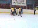 tommy bruce ties it 1-1 with a backhand goal, assisted by greg thompson.

professional inline hockey association (piha)
western conference final, game 1
pikes peak prowlers at southside snipers

pro roller hockey