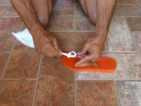 how to repair slippers