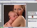 Mother and child retouched using Adobe Photoshop