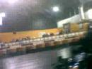 Backwards helmet cam indoor karting