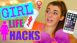 10 Girl Life Hacks You Should Know!