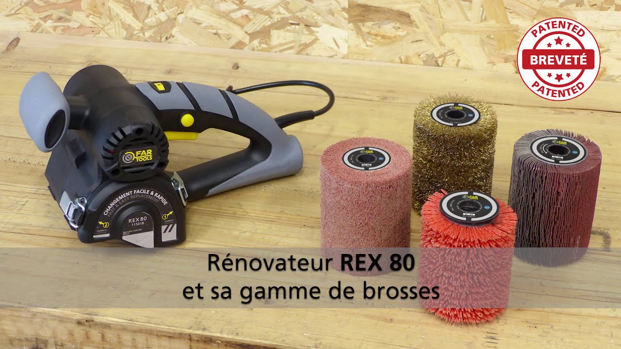 Brosse à lamelles grain 80 -> REX80/ONE80