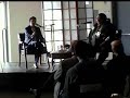 jennifer higdon and john clare discussing composition and creativity on composing thoughts, with a live audience.