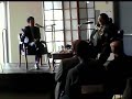 jennifer higdon and john clare discussing composition and creativity on composing thoughts, with a live audience.