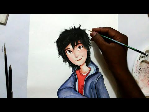 how to draw hiro hamada