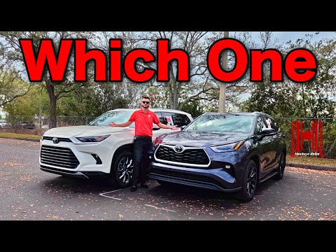 2024 toyota grand highlander vs toyota highlander comparison all specs test drive