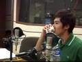 Jaeho drinking one cup of water