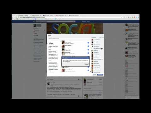 how to i invite all friends to facebook event