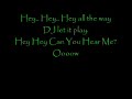 Enrique Iglesias can you hear me whit lyrics