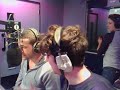 Shayne Ward makes up a song with Annie Mac and Grimmy.