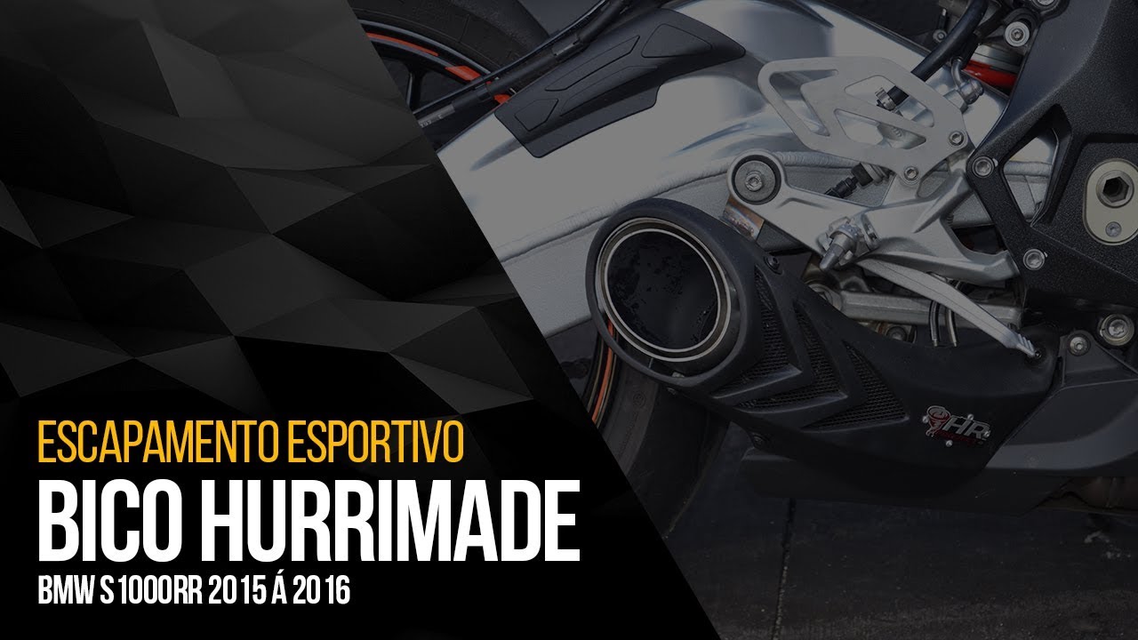 Capa do vídeo  Escapamento Bico Hurrimade Evolution - BMW S 1000 RR 2015 a 2016