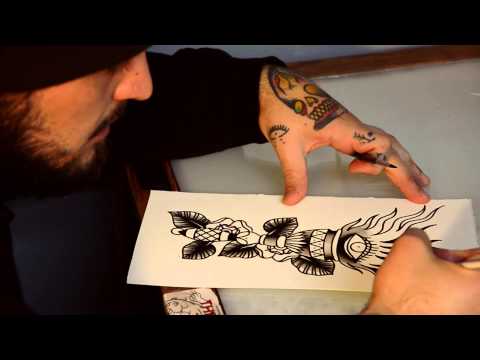 how to draw traditional tattoos