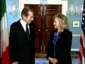 Secretary Clinton Meets With Italian Foreign Minister Terzi