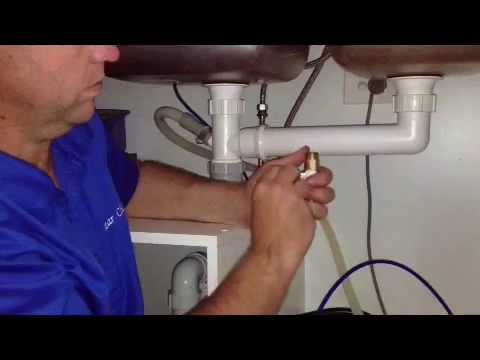 how to install under sink filter system