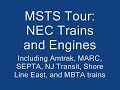 msts tour: nec trains and engines