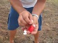 Esperimento Coca Cola e Mentos a pantelleria