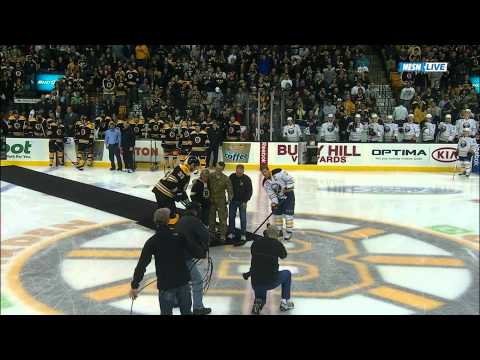 Bruins Surprise Parents With Son Home From Afghanistan