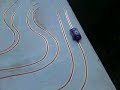 Routed Scalextric MDF rally track Renault 5 Maxi Turbo