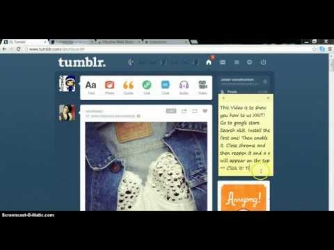 how to remove xkit for tumblr on safari