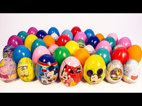 minnie - Awesome Surprise Eggs with Peppa Pig, Mickey Mouse, Minnie Mouse, Frozen Disney Princess, Play Doh Eggs, Barbie, Hello Kitty, SpongeBob, Angry Birds, Thomas ...