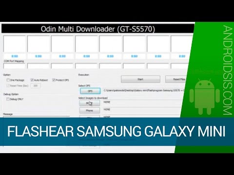 0 Cómo Flashear con odín multi downloader la serie Samsung Galaxy mini