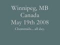 CHEMTRAILS !! Winnipeg, Manitoba, Canada May 18th 2008