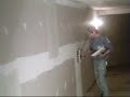How to skim coat a butt joint!
