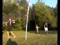 a little dorm volleyball