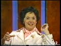 in the mid-1970's two pretty looney guys had their own syndicated tv comedy series.  lohman & barkley were pretty popular and drew some interesting guests, who participated in some pretty goofy presentations.  here gisele mackenzie talks about perfect pitch and tells a wonderfully funny story about jack benny, then reveals that both her children have the measles, which lends itself to the crazy show's story line.  to top it all, guest comic gary muledeer is depressed because he thinks his comedy routine bombed...making for even more hysteria on the set where gisele is to sing her song, the upbeat carpenters' hit 