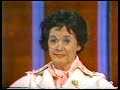 in the mid-1970's two pretty looney guys had their own syndicated tv comedy series.  lohman & barkley were pretty popular and drew some interesting guests, who participated in some pretty goofy presentations.  here gisele mackenzie talks about perfect pitch and tells a wonderfully funny story about jack benny, then reveals that both her children have the measles, which lends itself to the crazy show's story line.  to top it all, guest comic gary muledeer is depressed because he thinks his comedy routine bombed...making for even more hysteria on the set where gisele is to sing her song, the upbeat carpenters' hit 