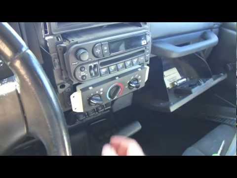 how to install cd player in jeep tj