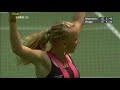 Caroline Wozniacki vs マルチナ ヒンギス ハイライト part-1