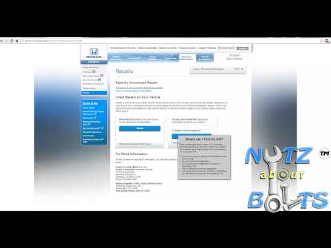 how to look up recalls on vehicles