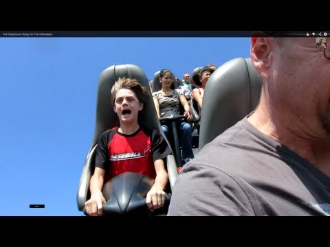 Intimidator - On the Intimidator at Carowinds with my Nephews and Brother.