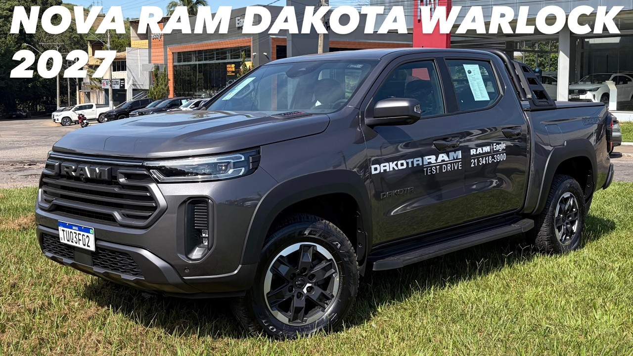 AVALIAÇÃO NOVA RAM DAKOTA WARLOCK 2027 - NOVA PICKUP DA RAM EM DETALHES!!