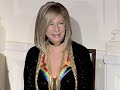 president george bush salutes singer and director barbra streisand