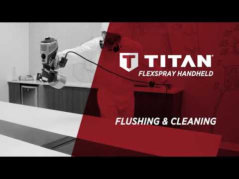 Youtube External Video Titan Disinfectant Spraying - Flexspray Handheld How To Clean